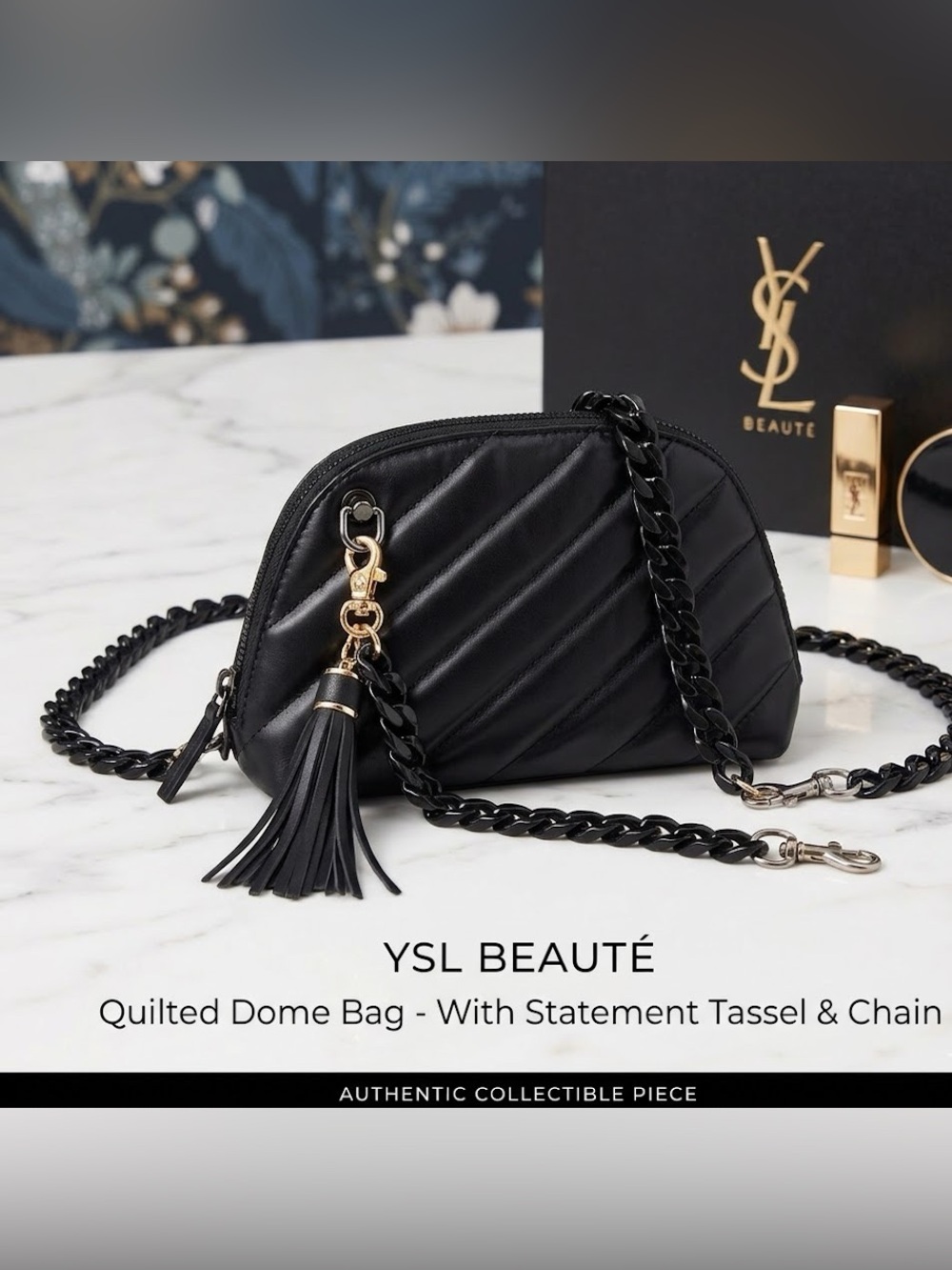 ❤️ YSL Beaute Bag with Chain for a crossbody.  ❤️